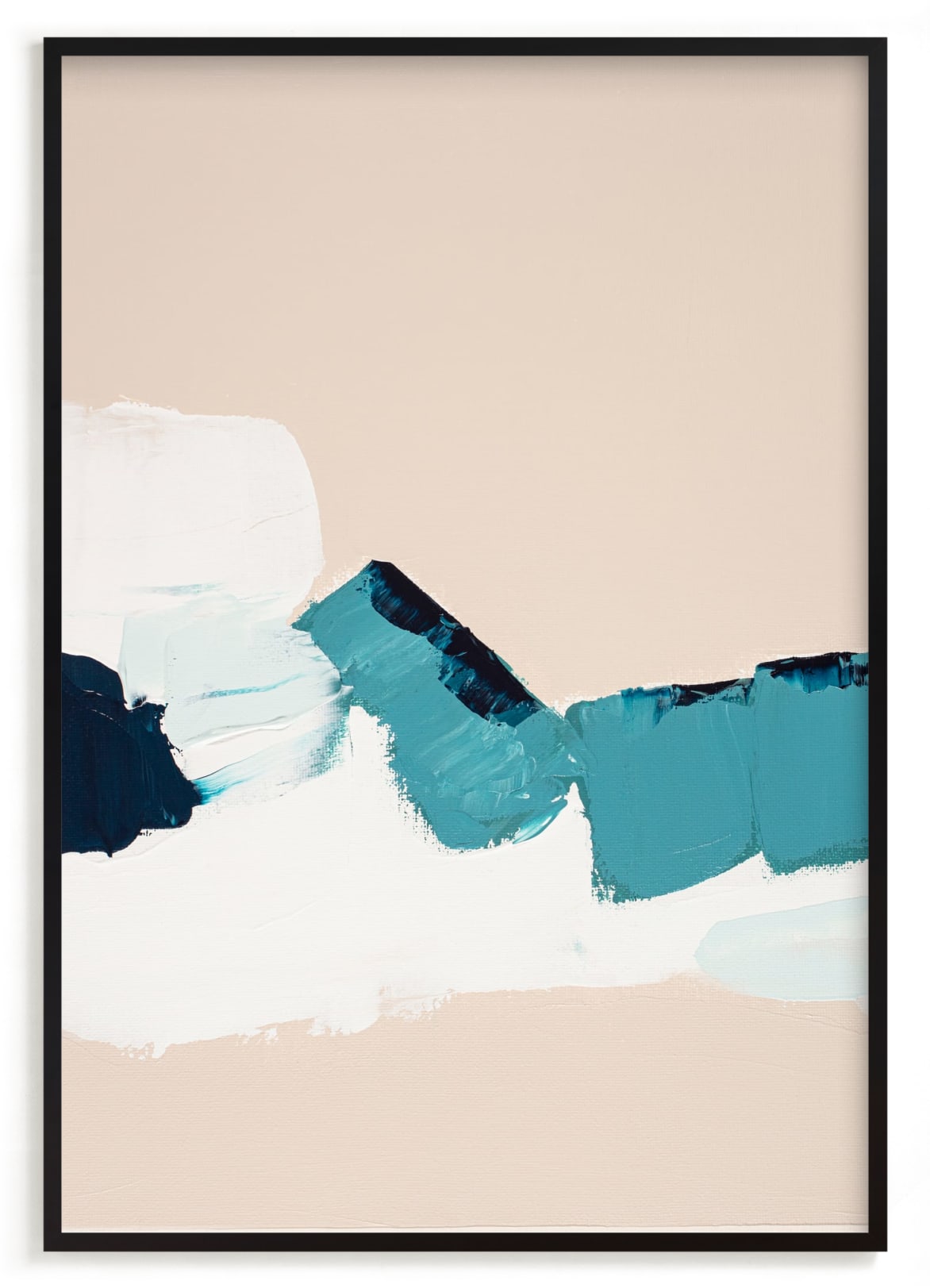 "Hidden Beach Diptych I" - Limited Edition Art Print by Caryn Owen in beautiful frame options and a variety of sizes.