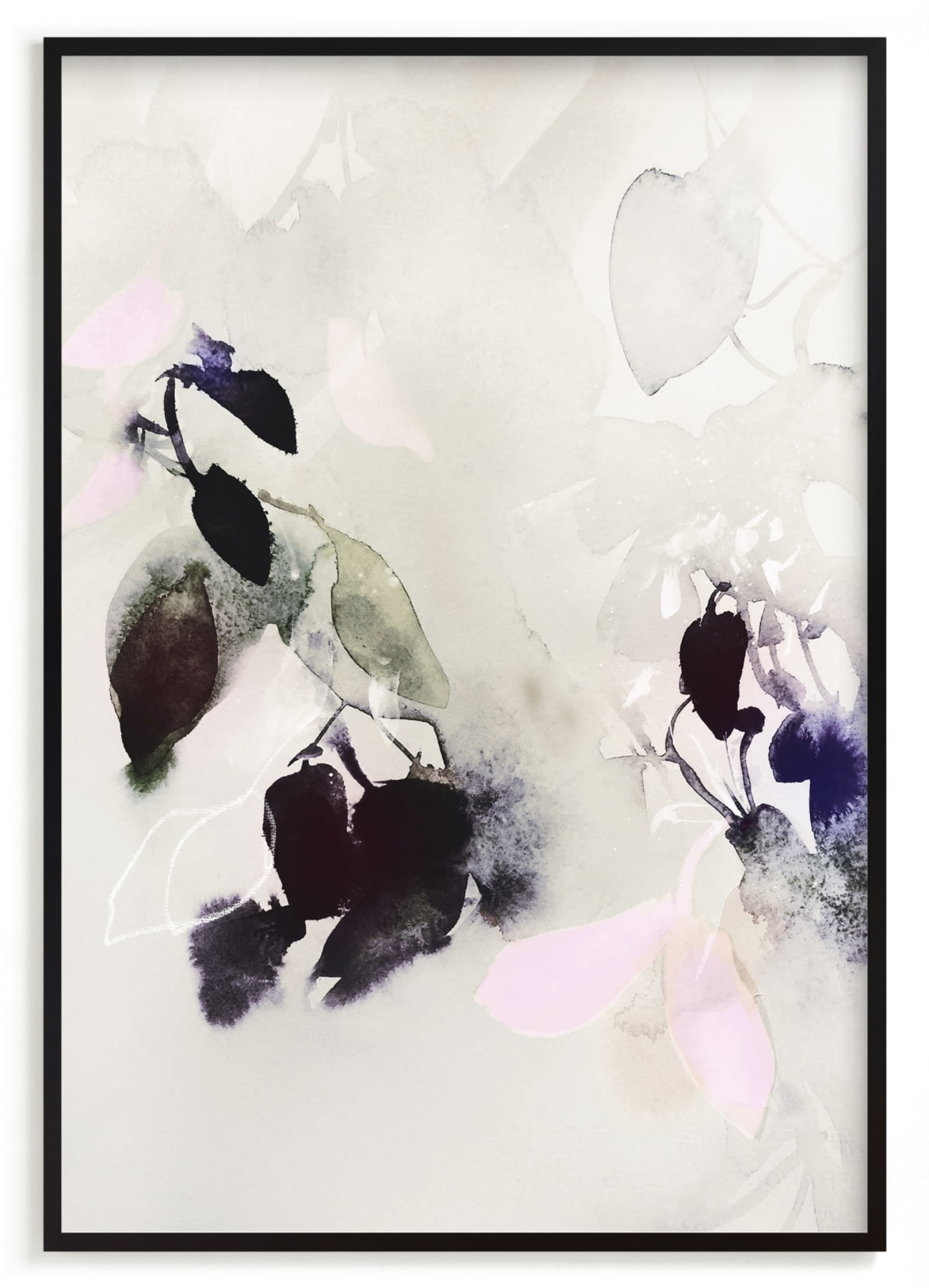 "Evening Flora" - Limited Edition Art Print by Marta Spendowska in beautiful frame options and a variety of sizes.