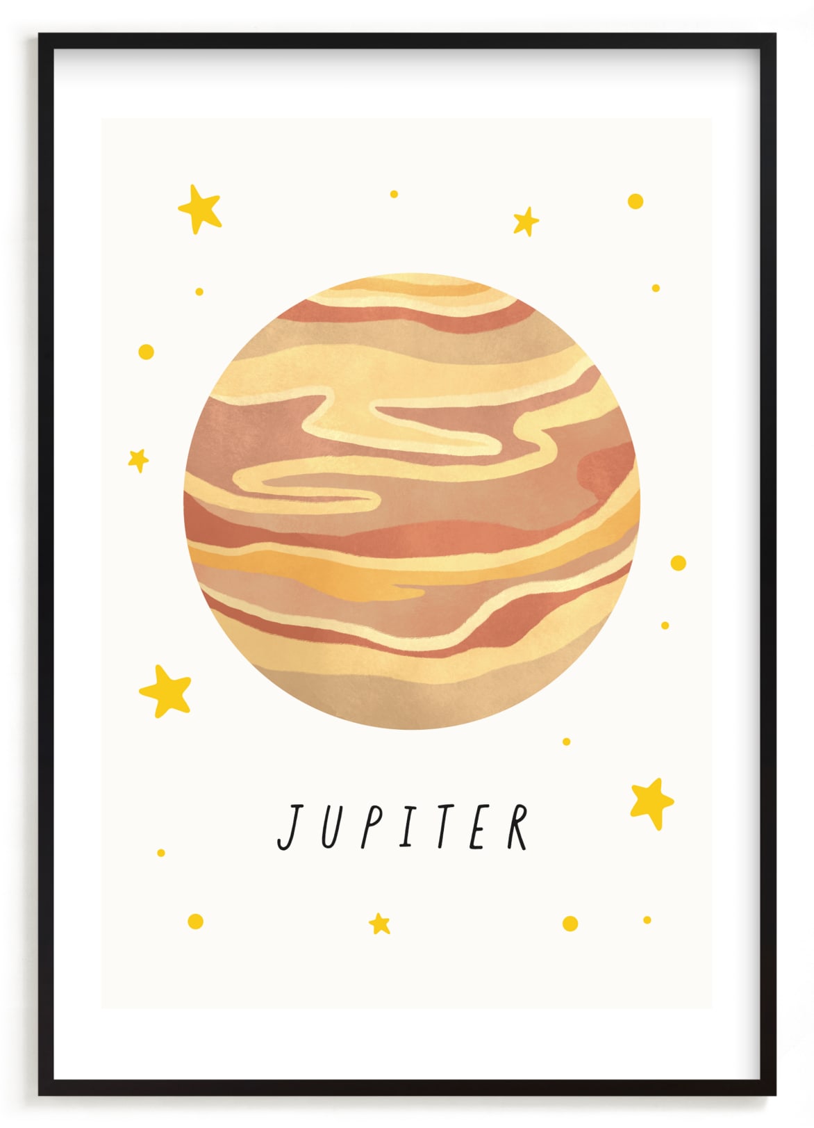 "Solar System III (Jupiter)" by Elly in beautiful frame options and a variety of sizes.