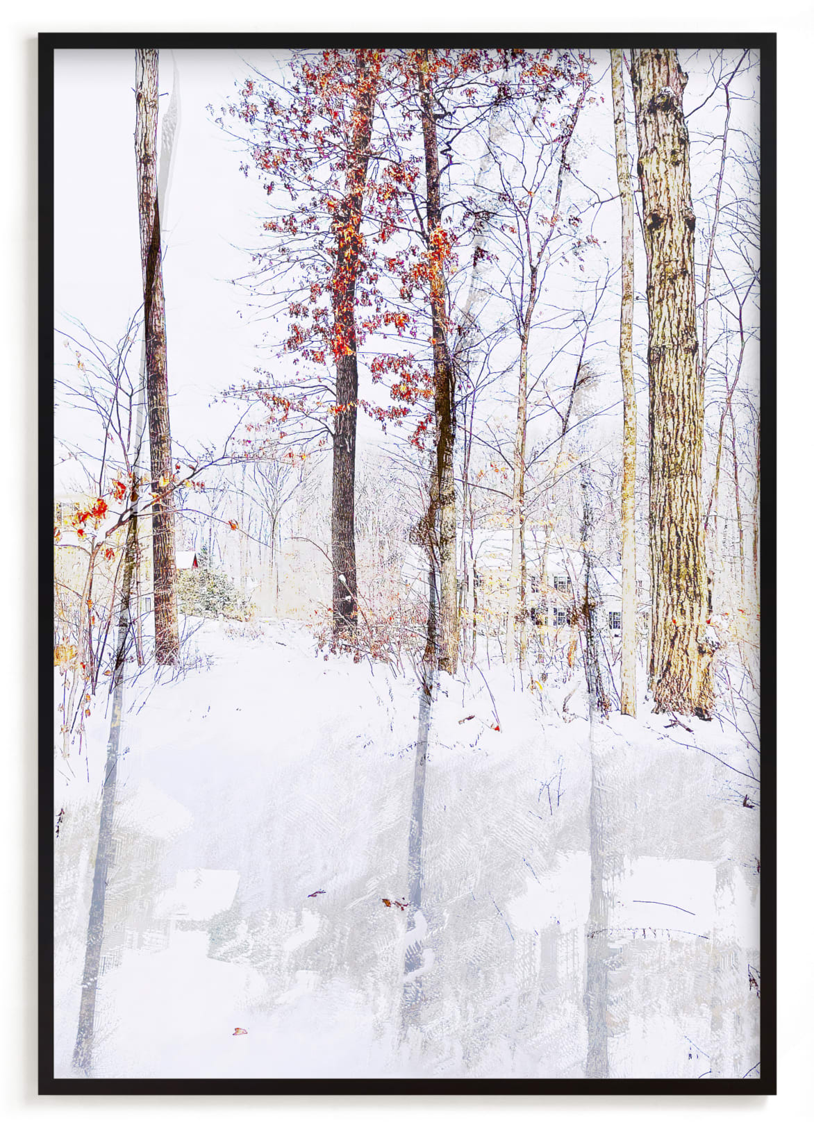 "Trees In Winter" by Andy Mars in beautiful frame options and a variety of sizes.