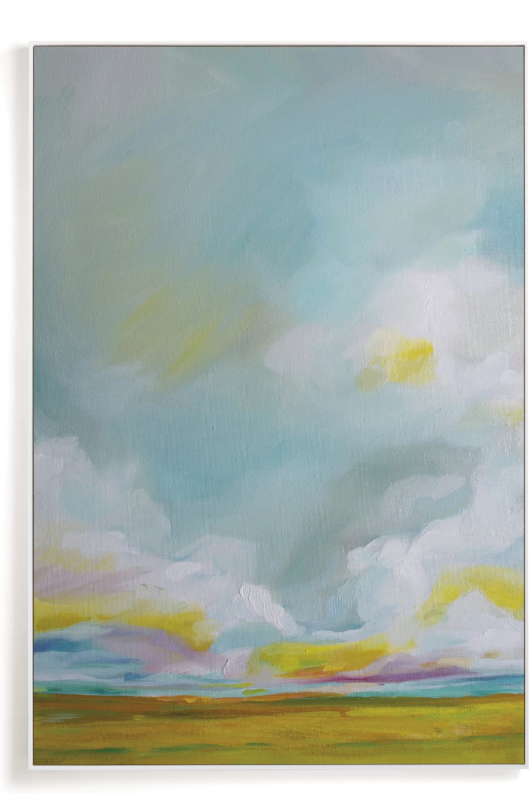 This is a blue art by Emily Jeffords called Summering Forever.