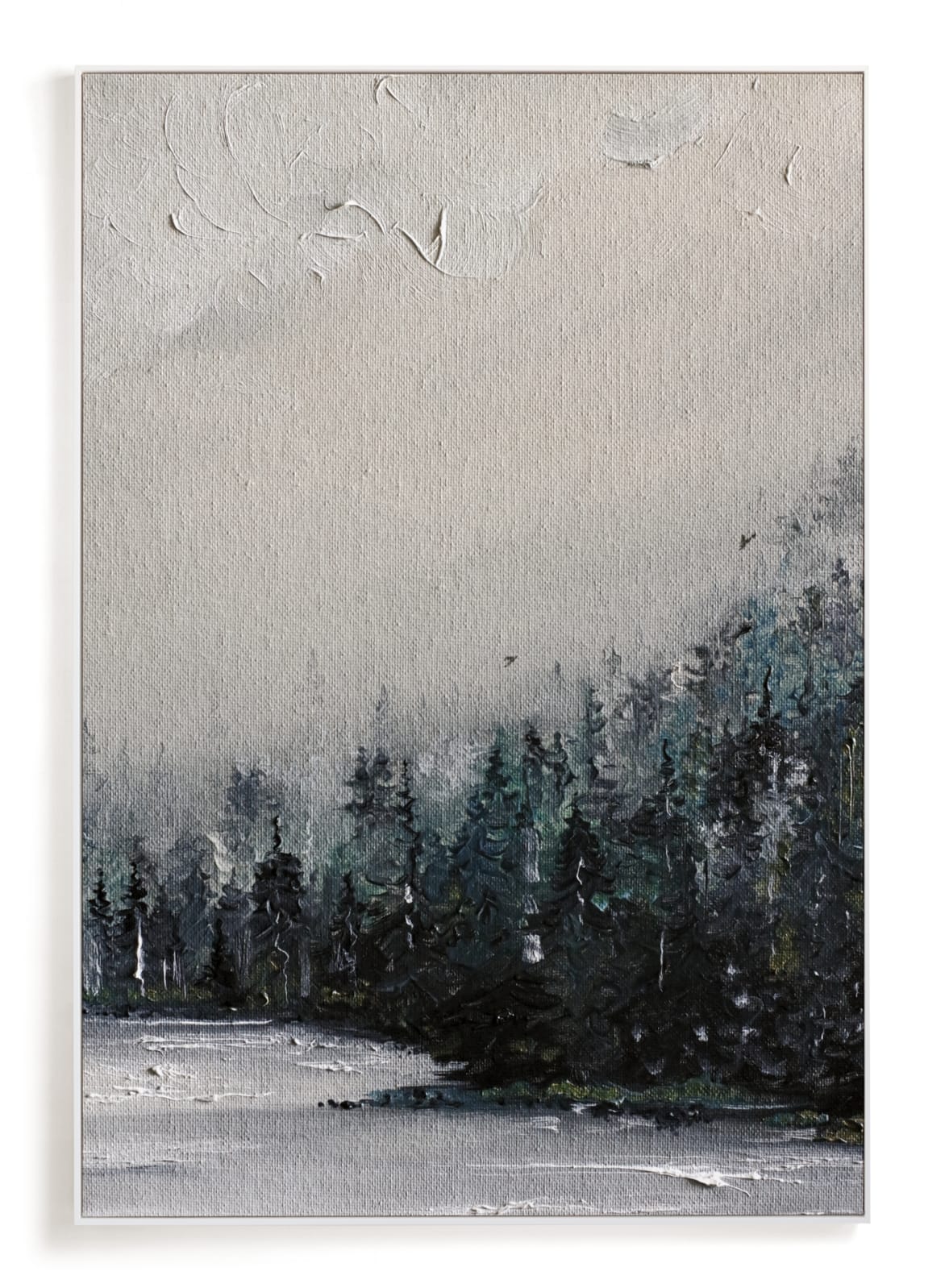 "Fog and Forest" - Limited Edition Art Print by Katy Abraham in beautiful frame options and a variety of sizes.