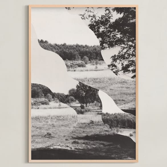 "Under the Lining II" - Art Print in Fluid by Sumak Studio - Framed