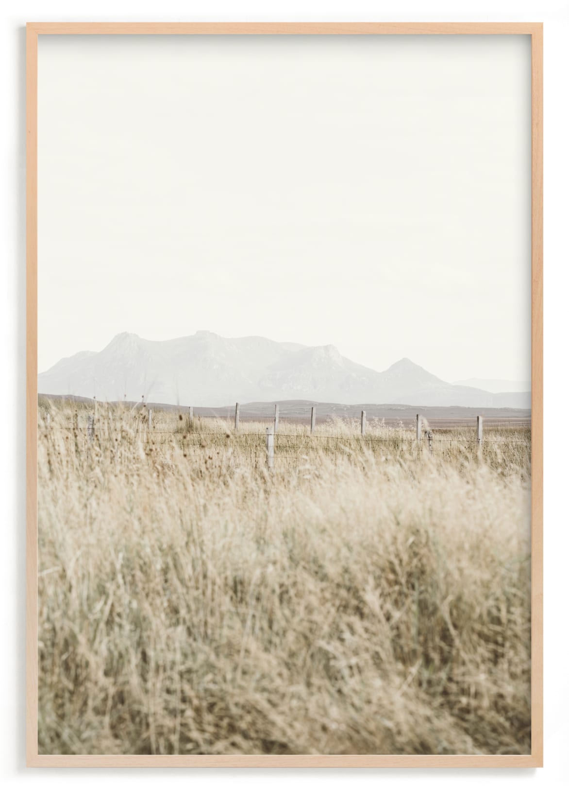 "highland prairie III" - Grownup Open Edition Non-custom Art Print by Kamala Nahas in beautiful frame options and a variety of sizes.