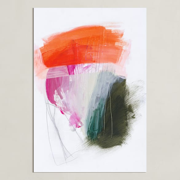 "Protea" - Art Print in Protea Tricolor by Rachel Wadlow - Unframed