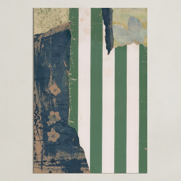 "The Garden Room" - Art Print in Fern green by Erin McCluskey Wheeler - Unframed