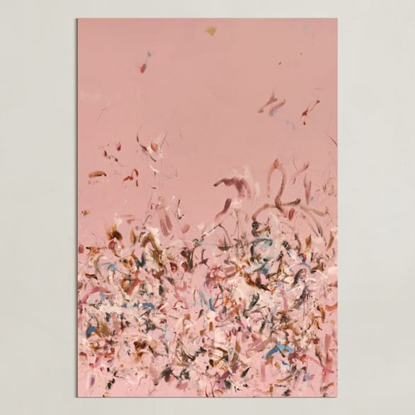 "I'm Sorry for What I Said When I Was Hangry" - Art Print in Rose by Marcy Parks - Unframed