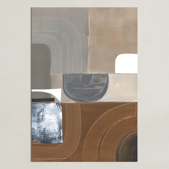 "Rumba ll" - Art Print in Rumba Grey by AlisonJerry - Unframed