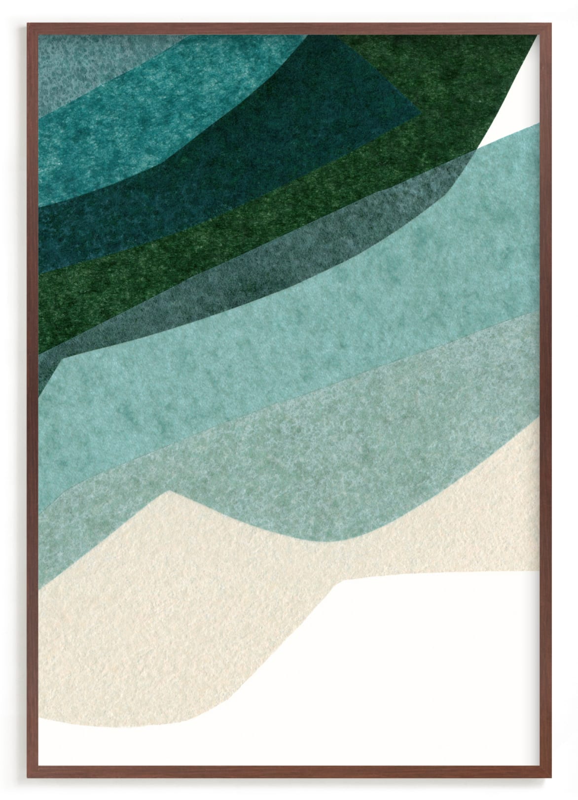 "Rippling Fields II" - Open Edition Fine Art Print by Carrie Moradi in beautiful frame options and a variety of sizes.