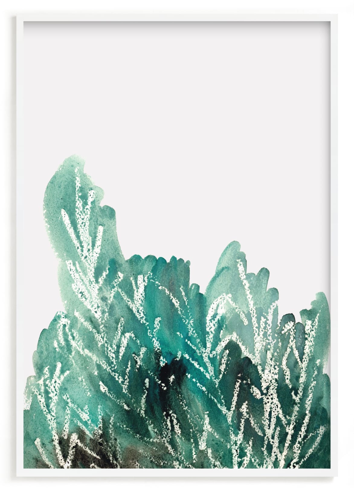 "Shrubbery" - Limited Edition Art Print by Kanika Mathur in beautiful frame options and a variety of sizes.