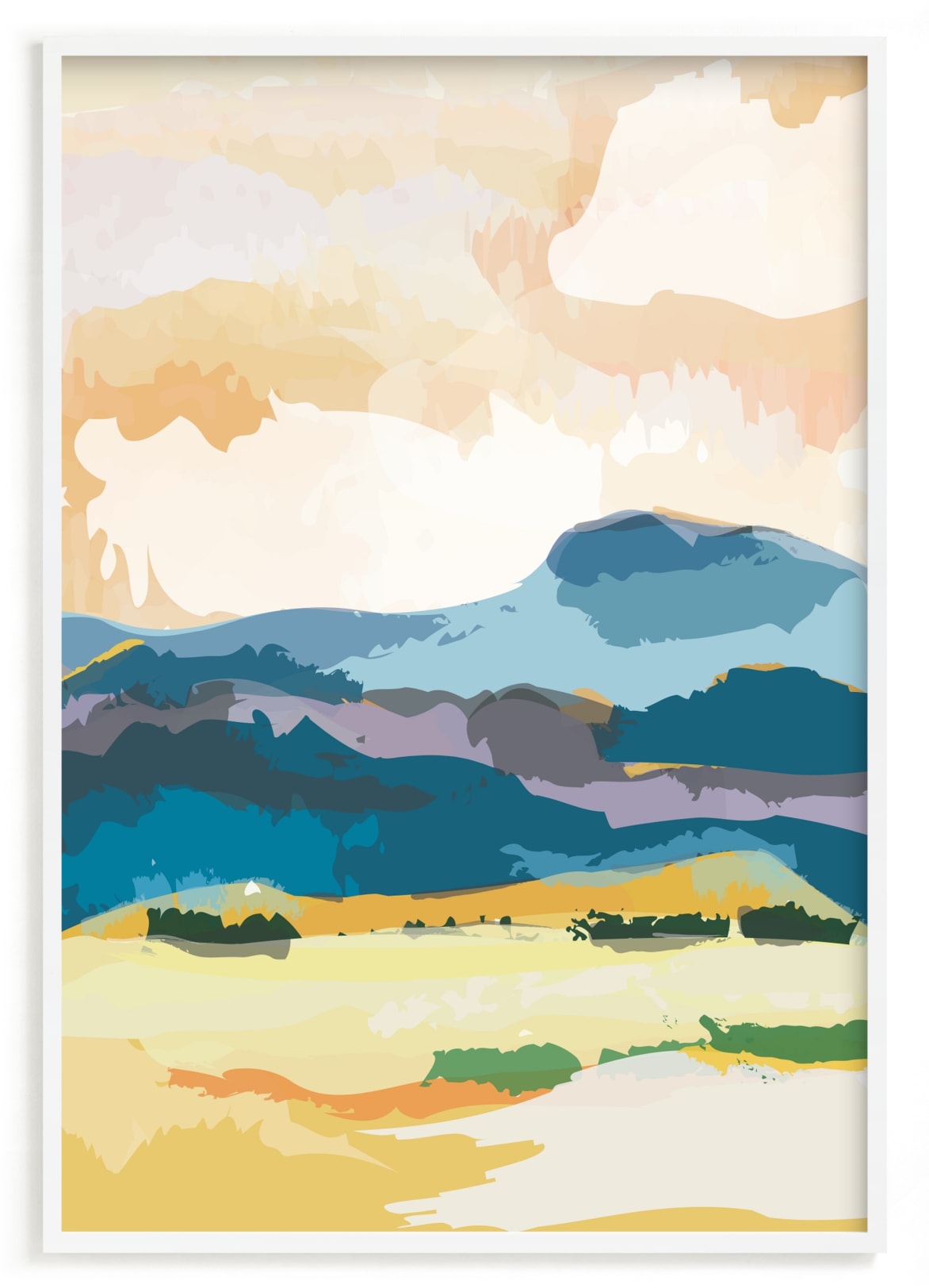 "Sunset Escape" - Limited Edition Art Print by Sara Shashani in beautiful frame options and a variety of sizes.