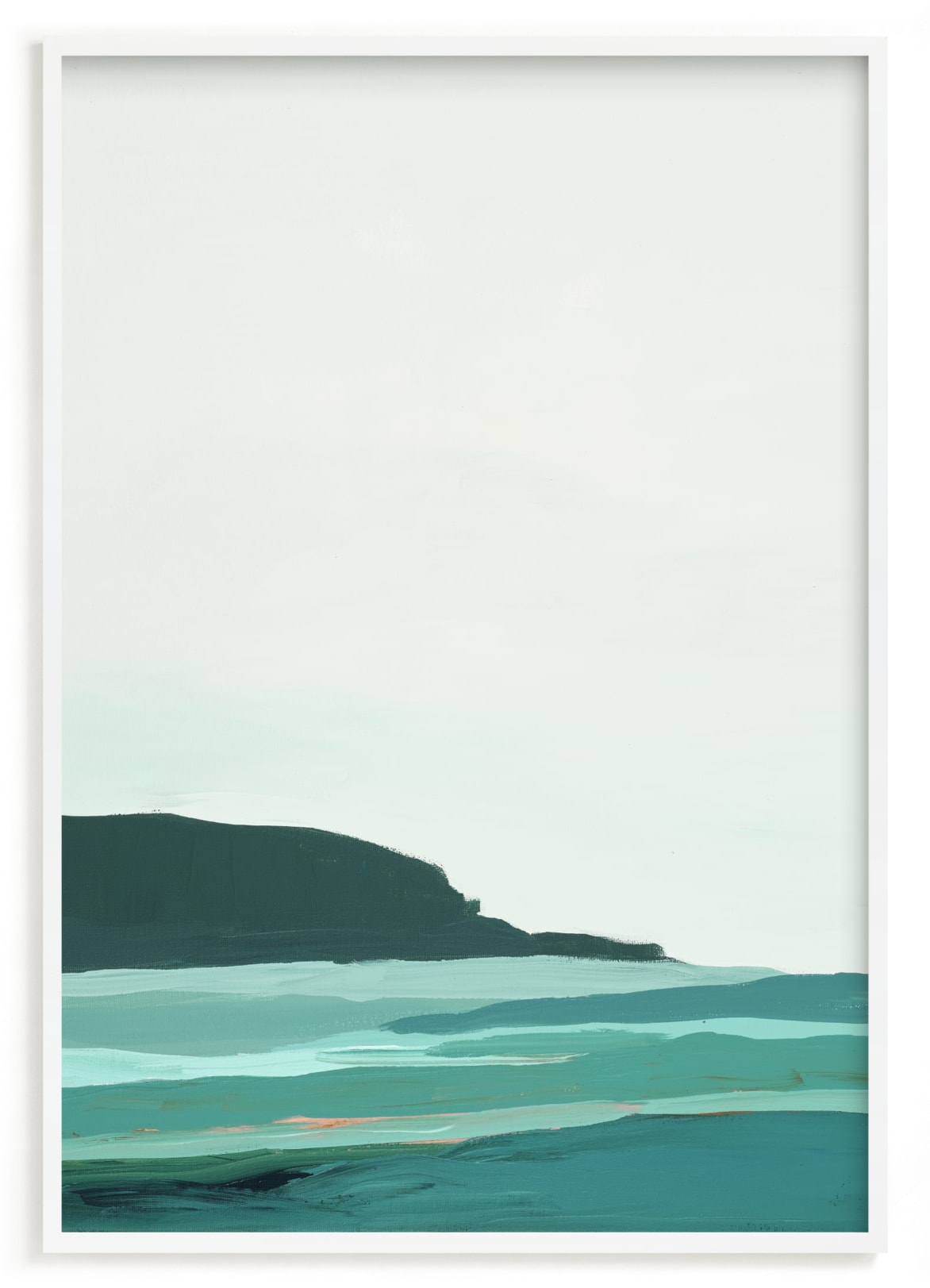 "Abstract Pacific Seascape Diptych 2" - Limited Edition Art Print by Caryn Owen in beautiful frame options and a variety of sizes.