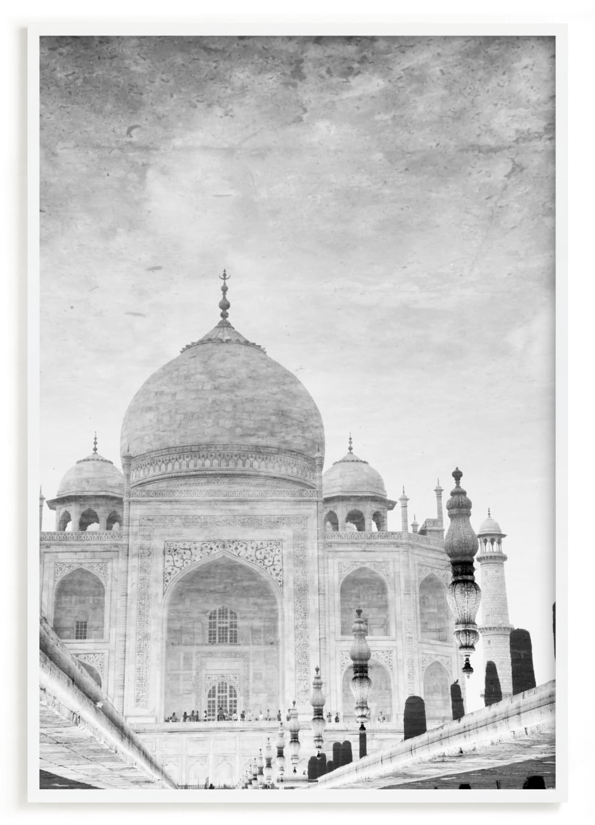 "Reflection of the Taj Mahal" - Limited Edition Art Print by Heather Marie in beautiful frame options and a variety of sizes.