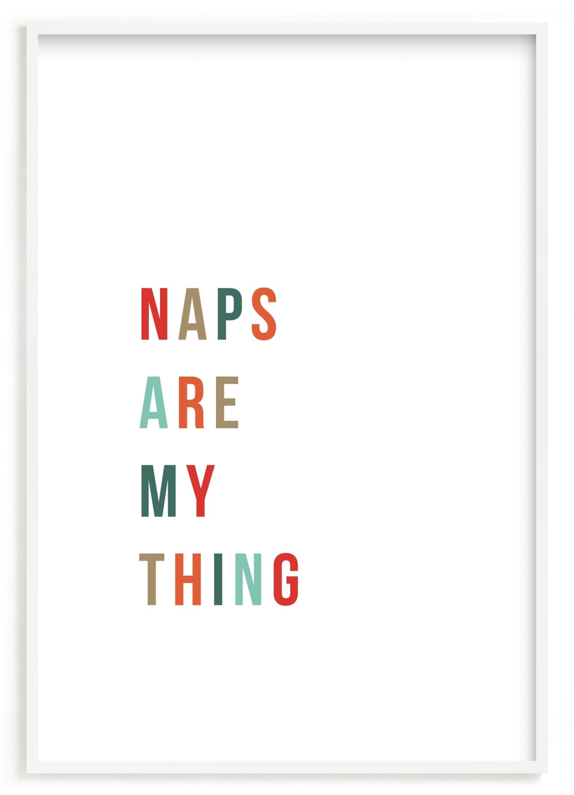 "Naps Are My Thing" - Limited Edition Art Print by Christie Garcia in beautiful frame options and a variety of sizes.