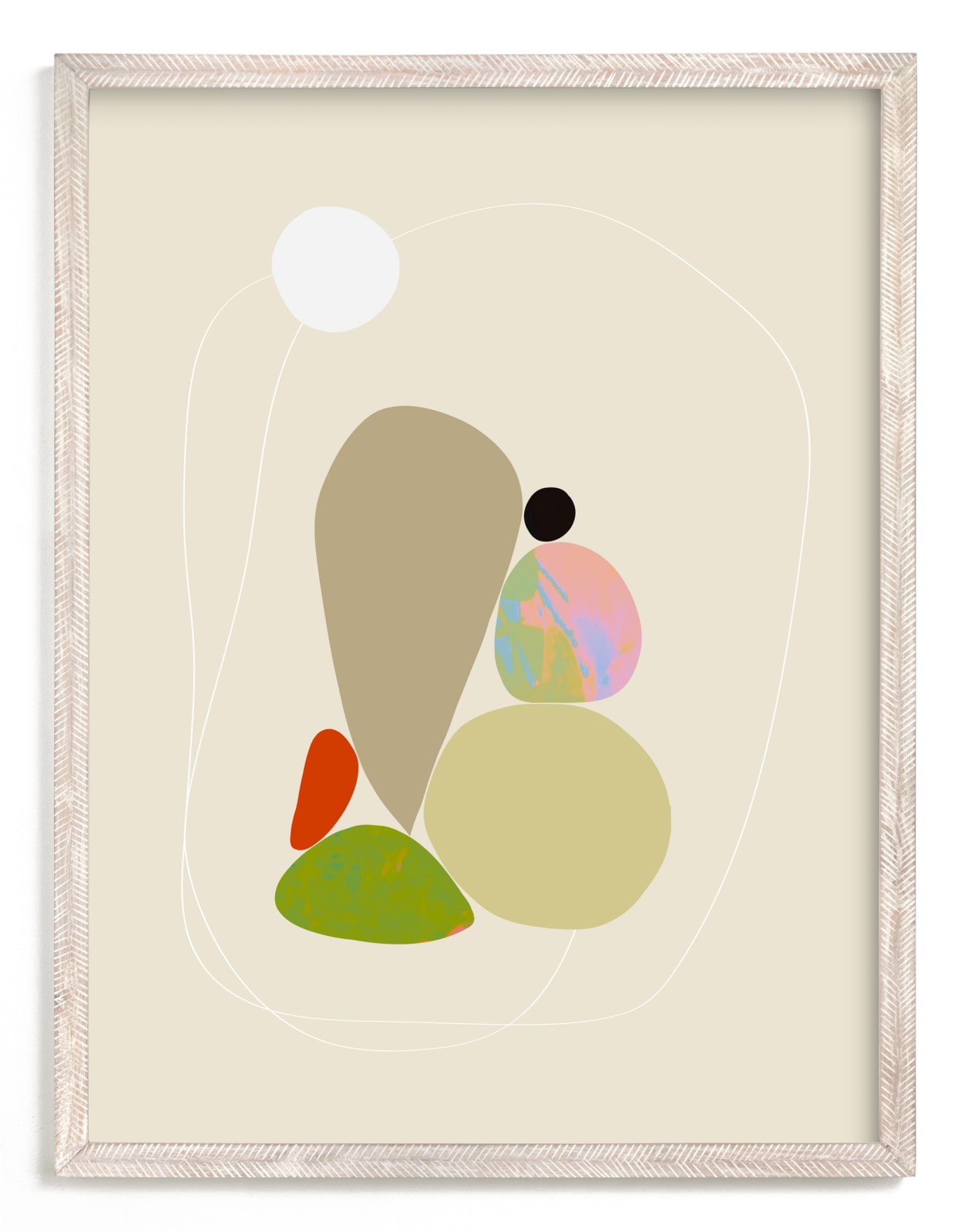 "Poetic Shapes 1" - Limited Edition Art Print by Dominique Vari in beautiful frame options and a variety of sizes.