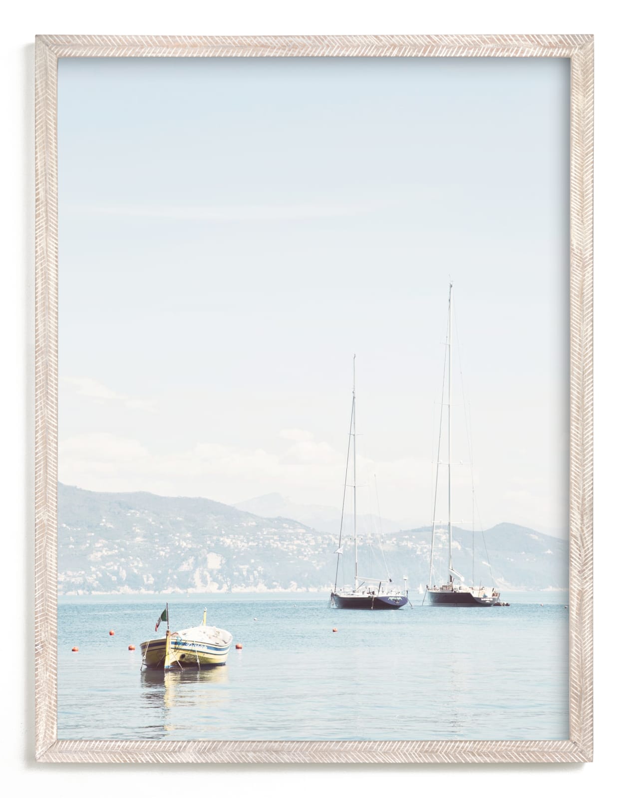 "Portofino Afternoon" - Limited Edition Art Print by Three Kisses Studio in beautiful frame options and a variety of sizes.