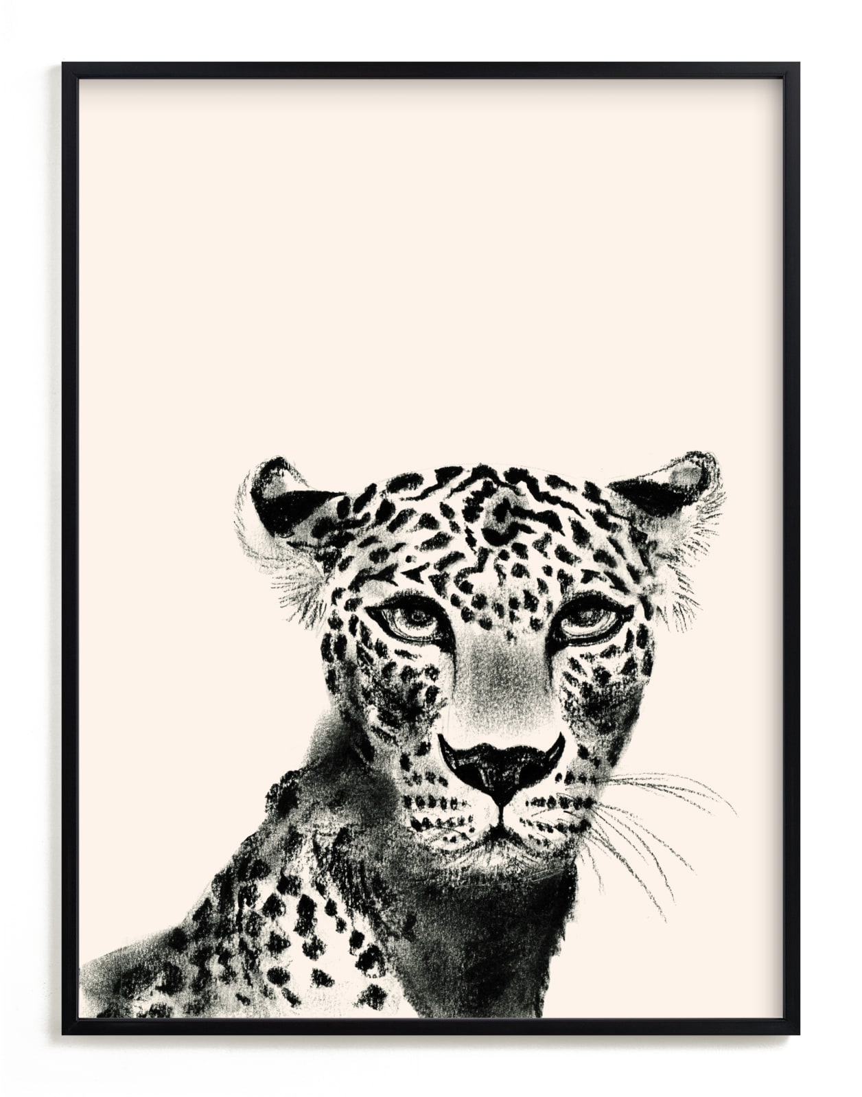 "Leopard" - Limited Edition Art Print by Teju Reval in beautiful frame options and a variety of sizes.