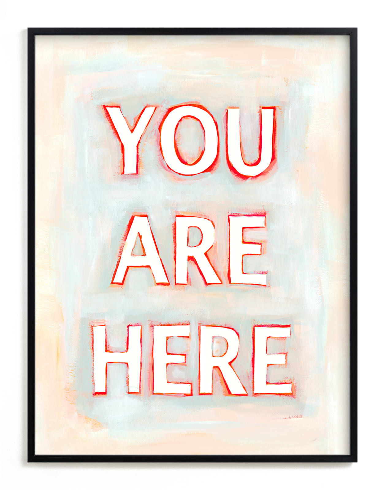 "You are Here" - Limited Edition Art Print by Karyn Denten in beautiful frame options and a variety of sizes.