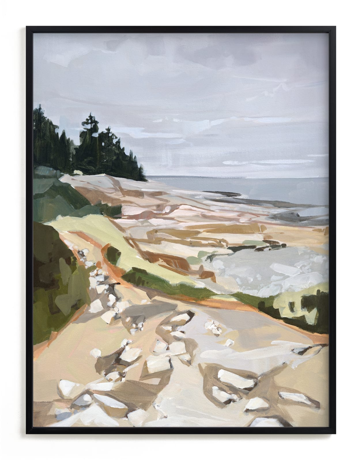 "Schoodic I" - Limited Edition Art Print by Jess Franks in beautiful frame options and a variety of sizes.