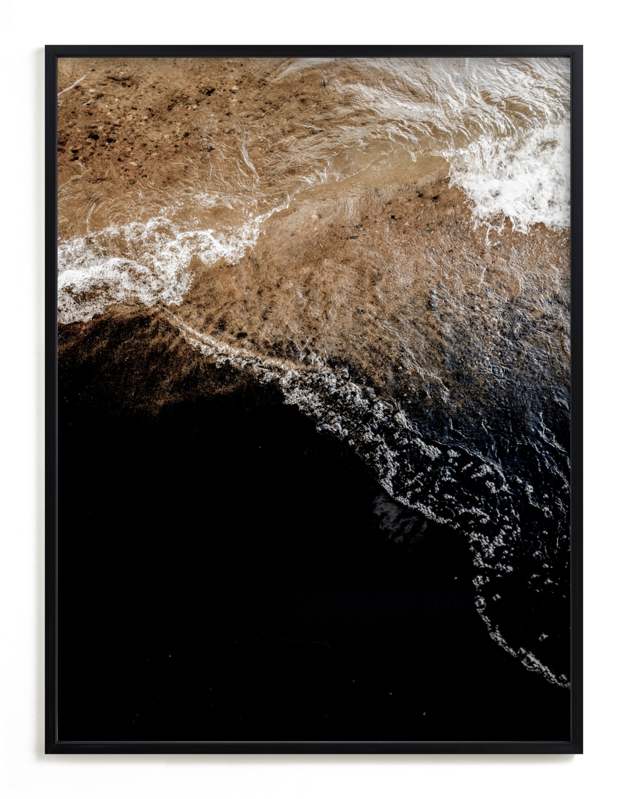 "Black Sand IV" by Karly Rose Sahr in beautiful frame options and a variety of sizes.