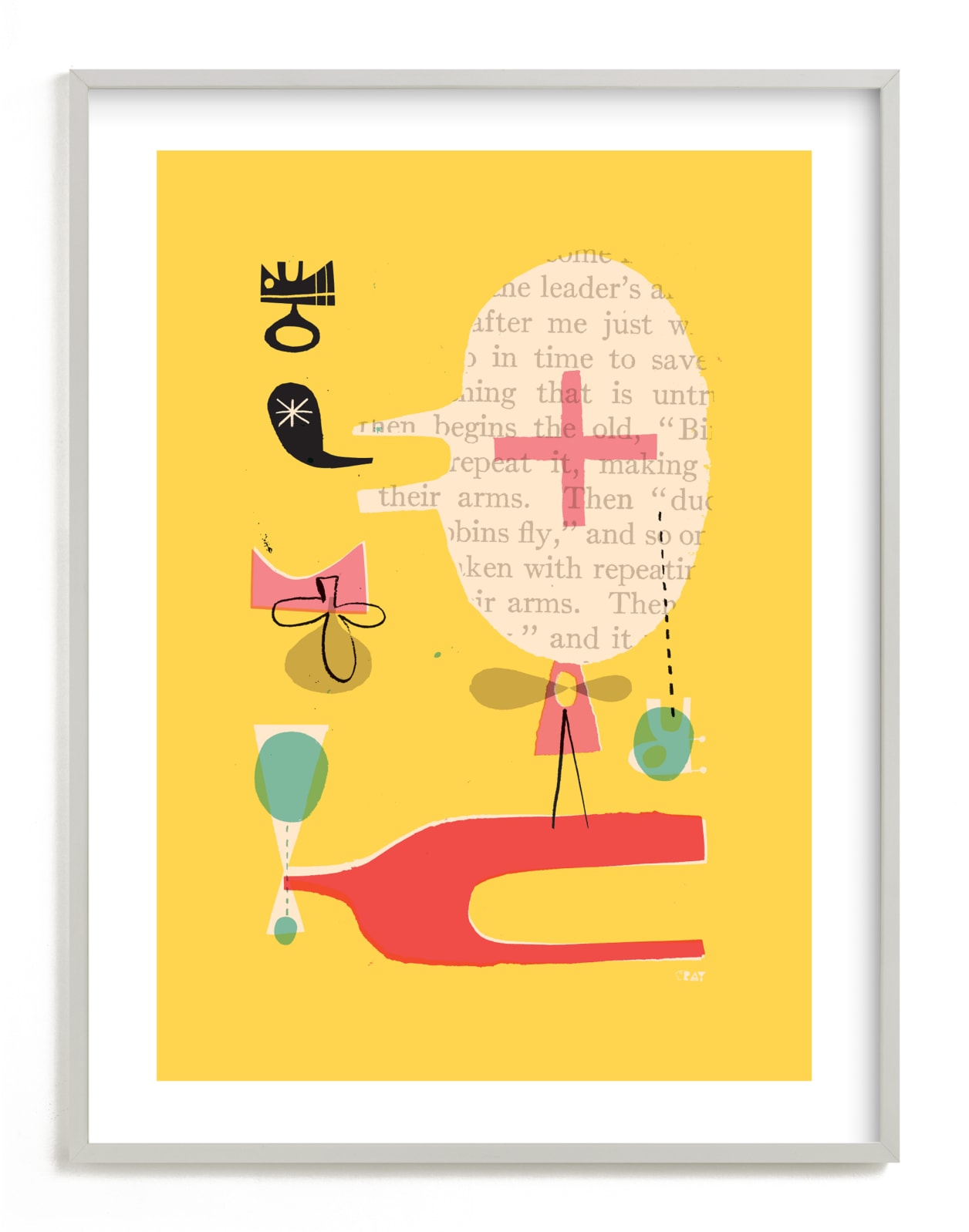 "Fun Games That Make You Laugh" - Limited Edition Art Print by ERAY in beautiful frame options and a variety of sizes.