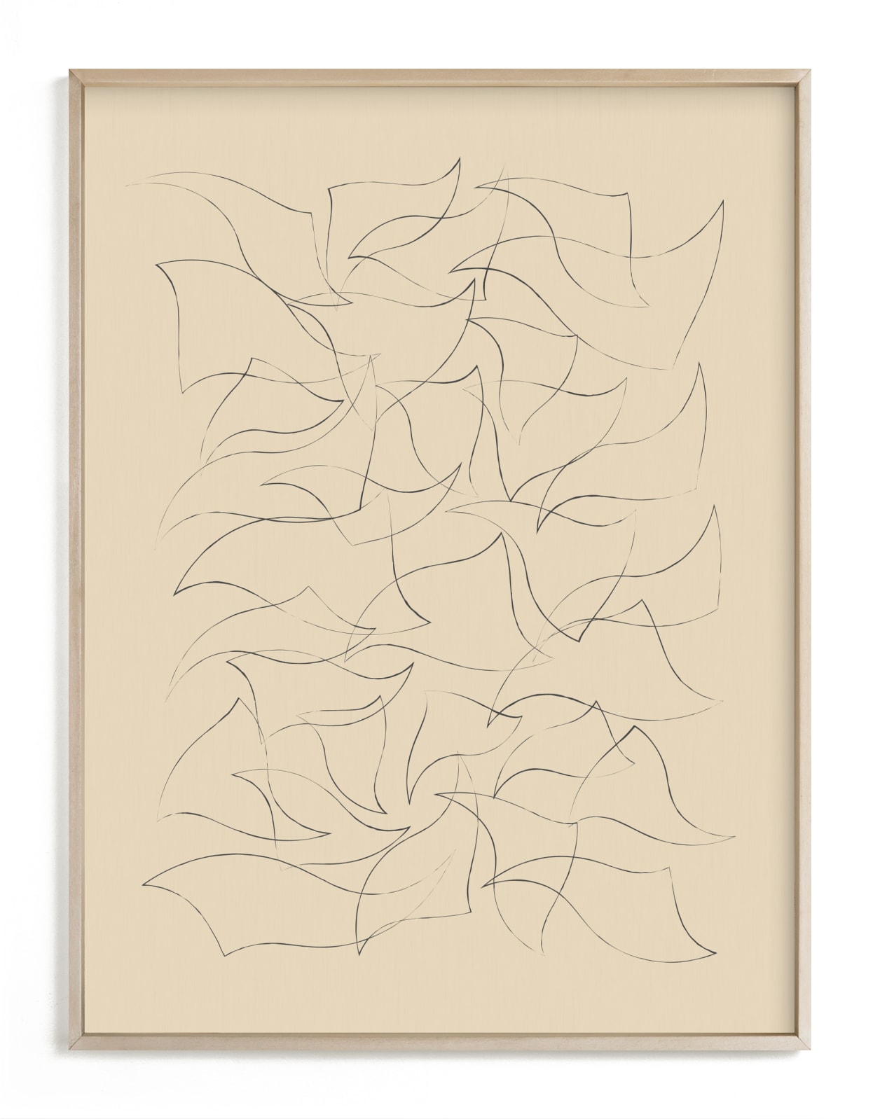 "Flock" - Limited Edition Art Print by Yohaku Oshima in beautiful frame options and a variety of sizes.