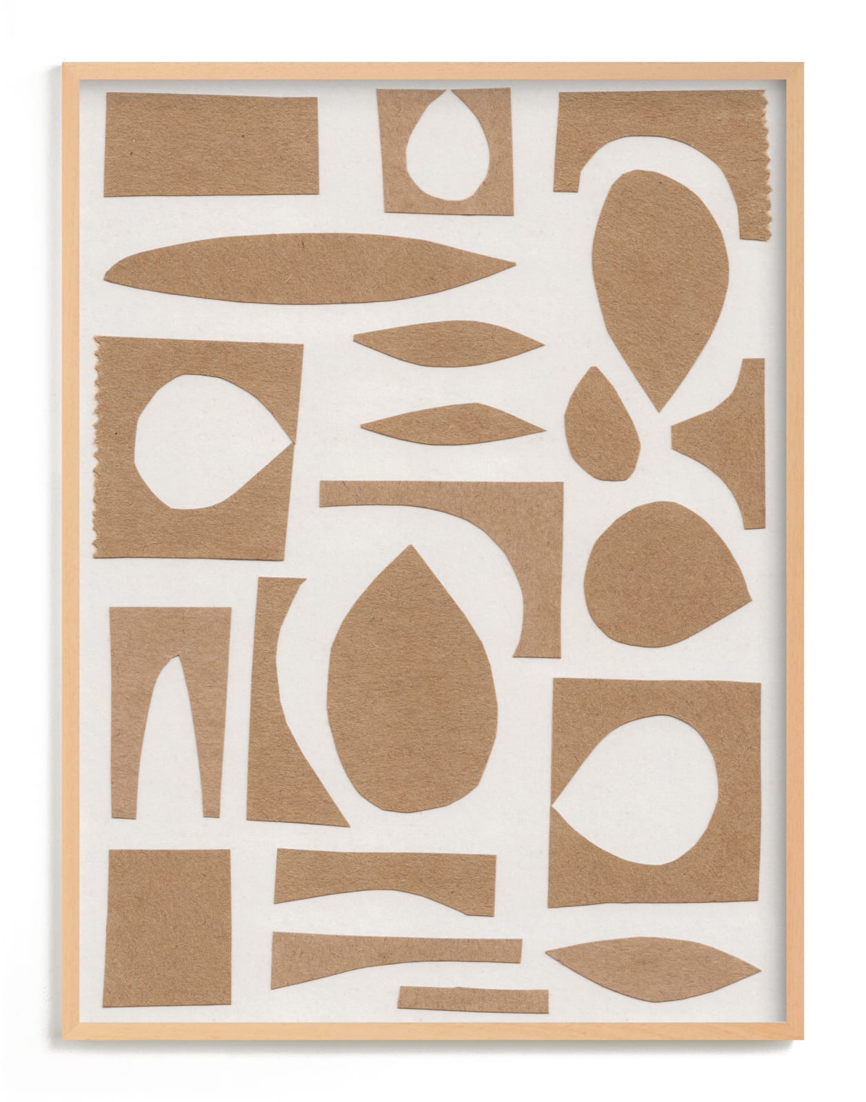 Shop Paper Cut-outs Walnut Wood Frame | 30"x40" | Quantity: 1 from Minted on Openhaus
