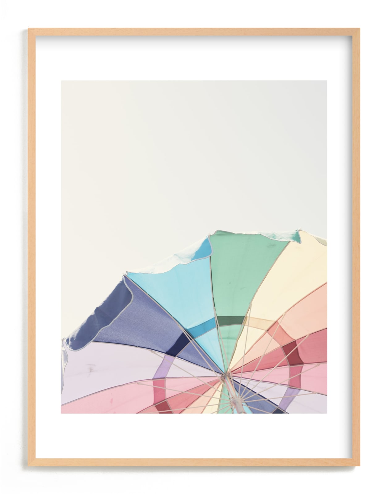 "Rainbow Summer" - Limited Edition Art Print by Caroline Mint in beautiful frame options and a variety of sizes.