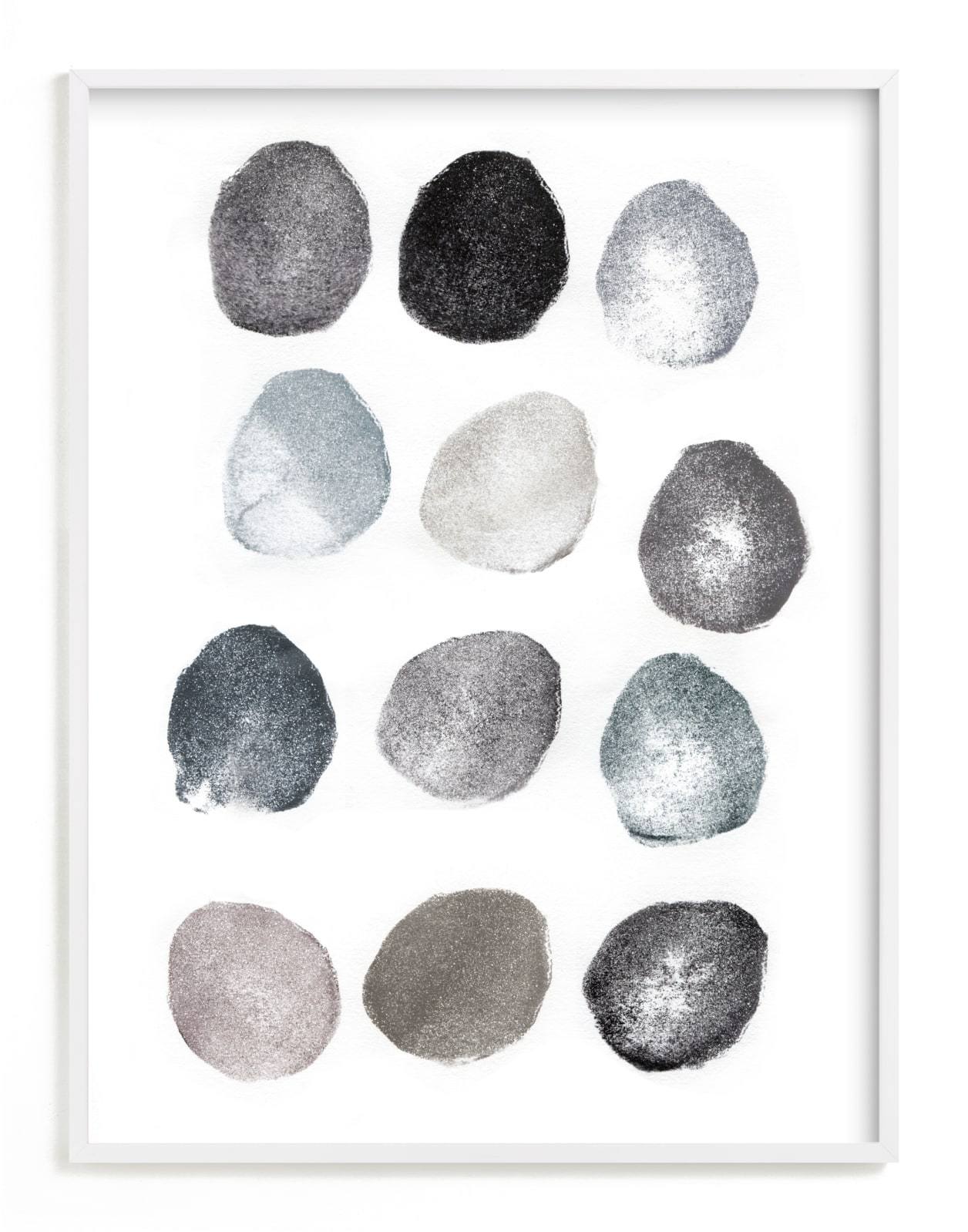 "Rinse and Repeat" - Art Print in Slate by Susie Allen - Framed