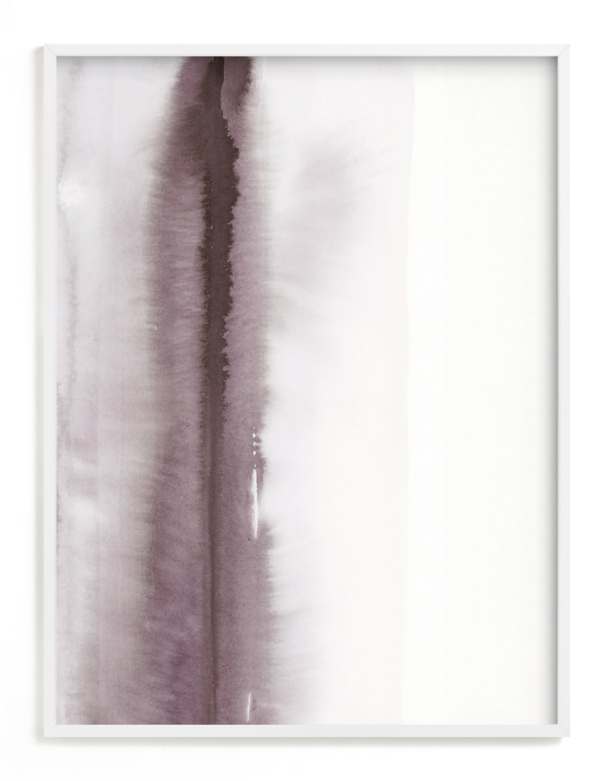 "Up for Air No.2" - Art Print in Dusty Aubergine by Michelle Lee - Framed