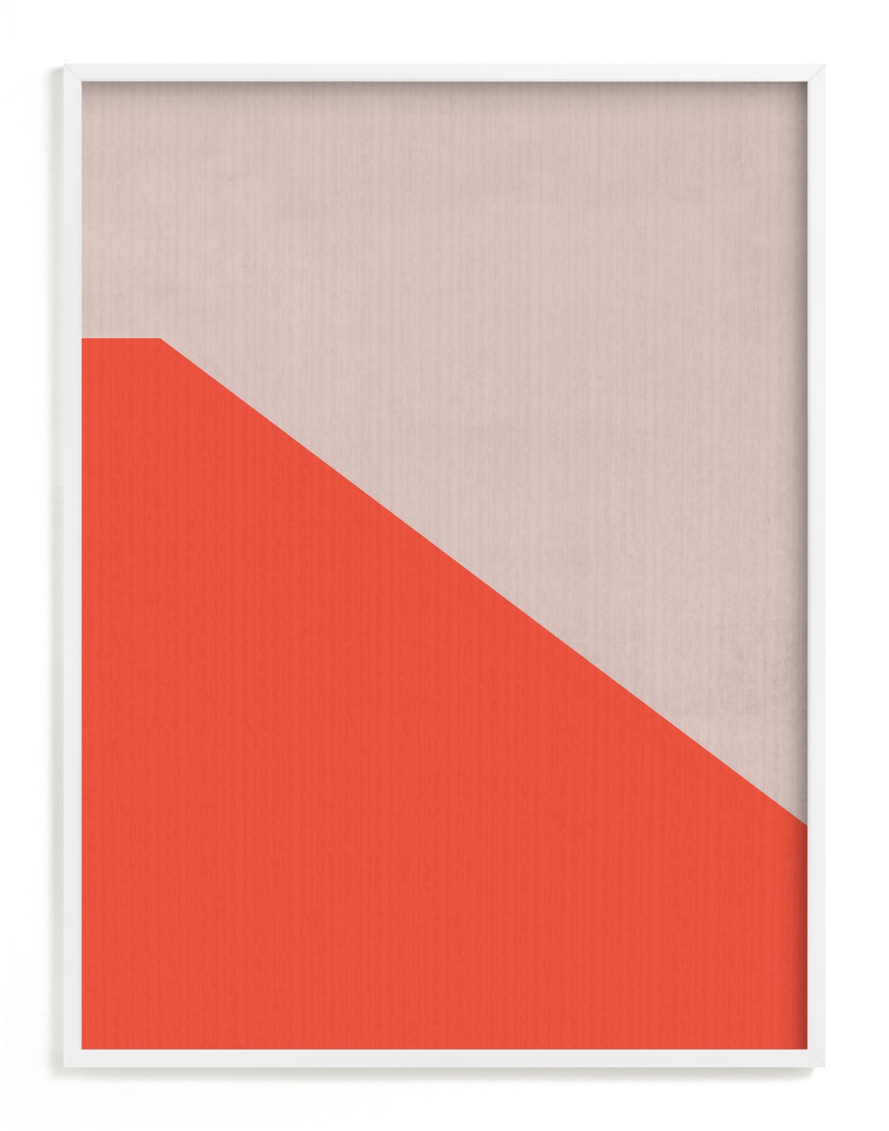 "Sunset Wall" - Grownup Open Edition Non-custom Art Print by MinimalType in beautiful frame options and a variety of sizes.