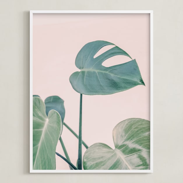 "Botanical No. 38" - Art Print in Petal by Jennifer Rigsby - Framed