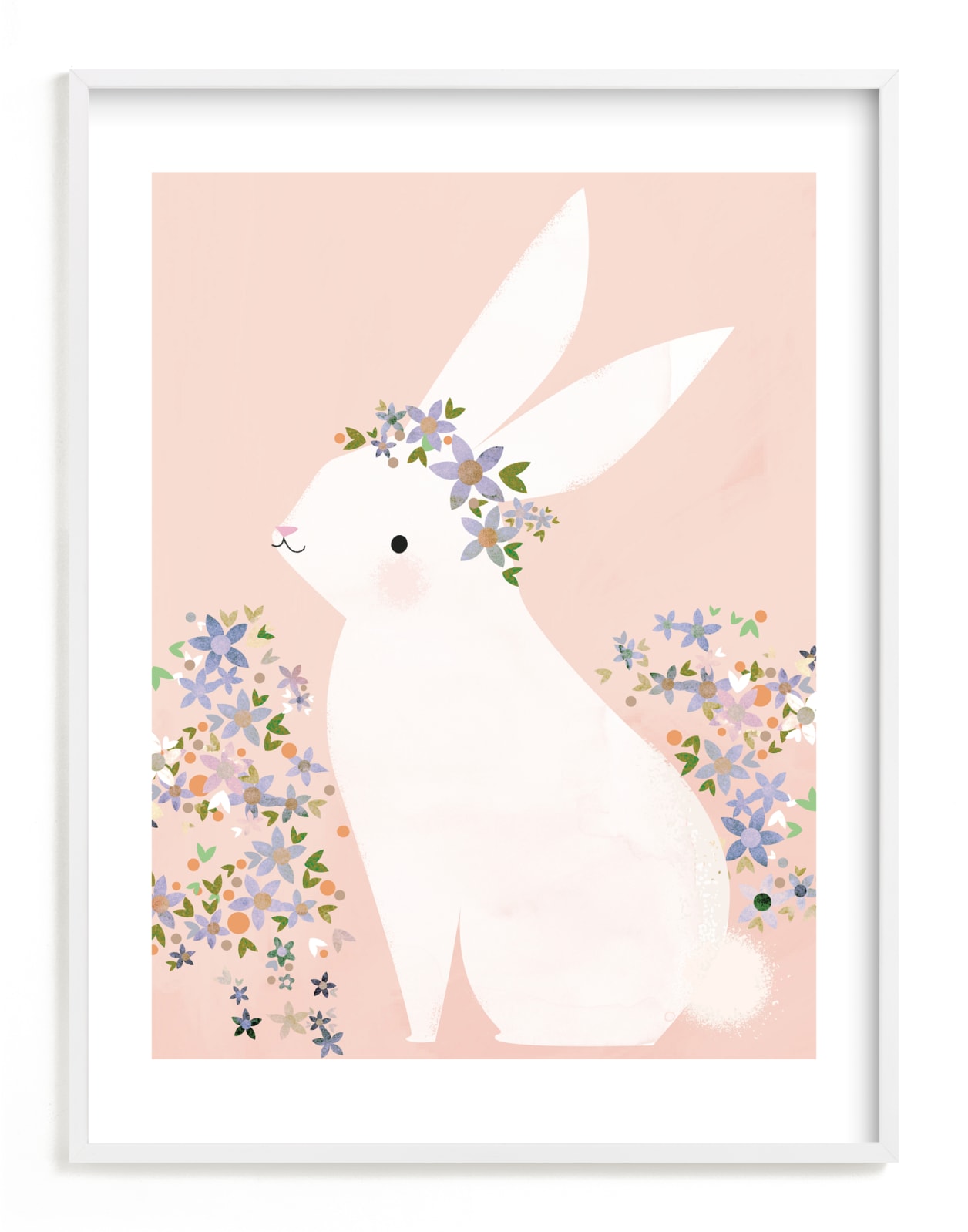 "Bunny" by Lori Wemple in beautiful frame options and a variety of sizes.