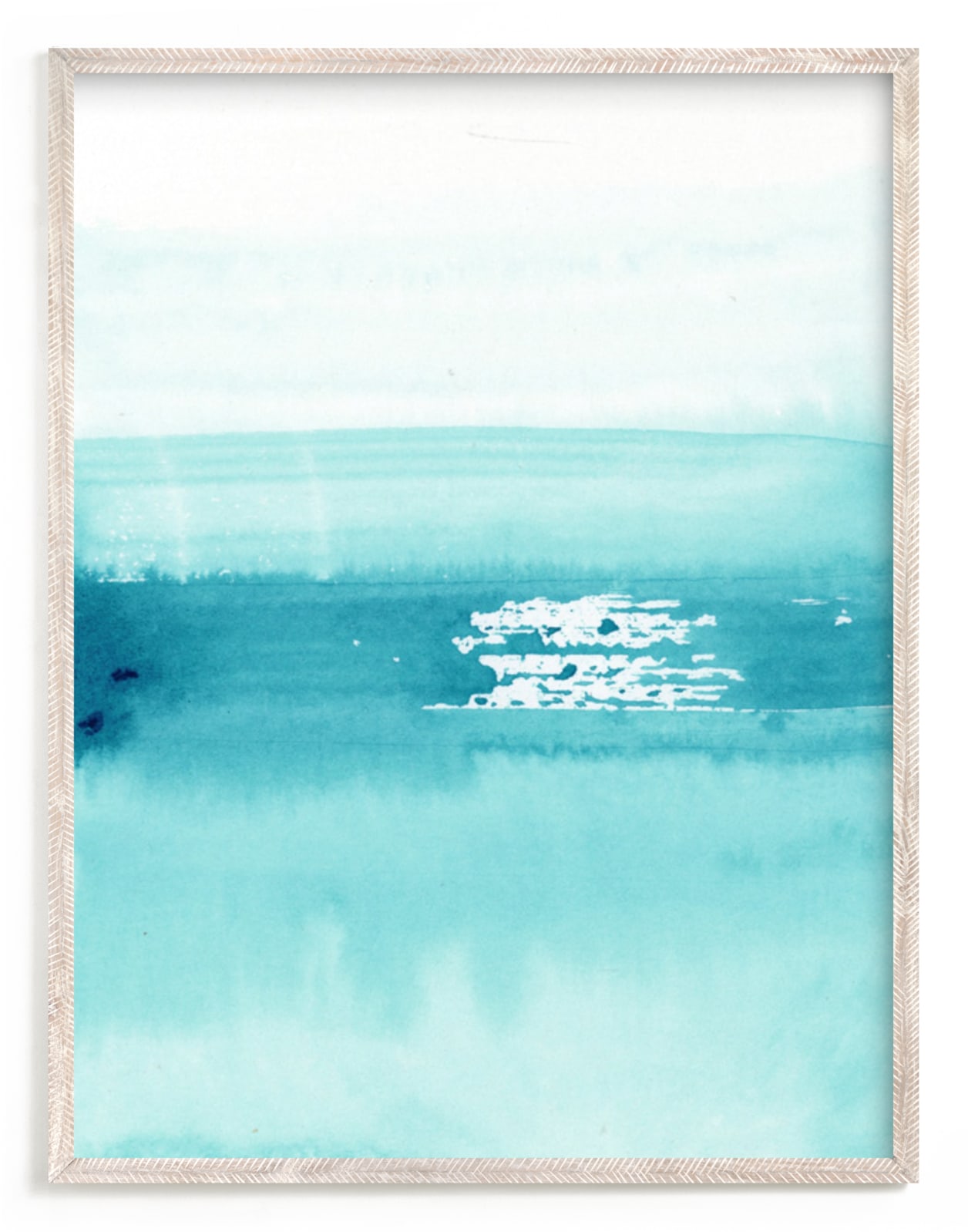 "Pacific" - Art Print in sea by Lindsay Megahed - Framed