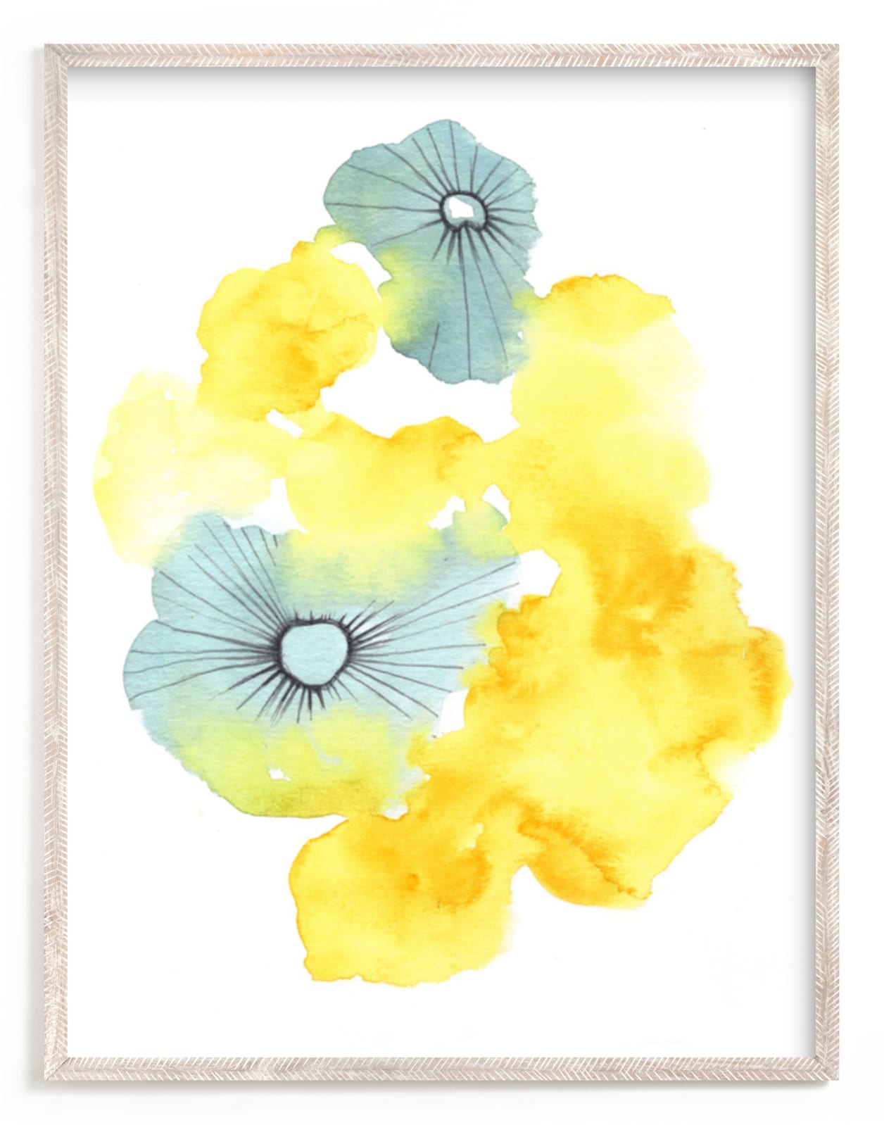 "Sunshine II" - Art Print by Sonal Nathwani in beautiful frame options and a variety of sizes.