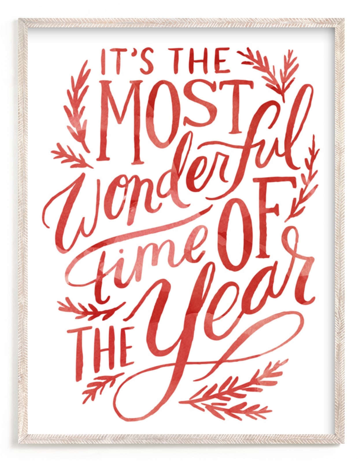 "The Most Wonderful Time Painted" - Art Print by Alethea and Ruth in beautiful frame options and a variety of sizes.