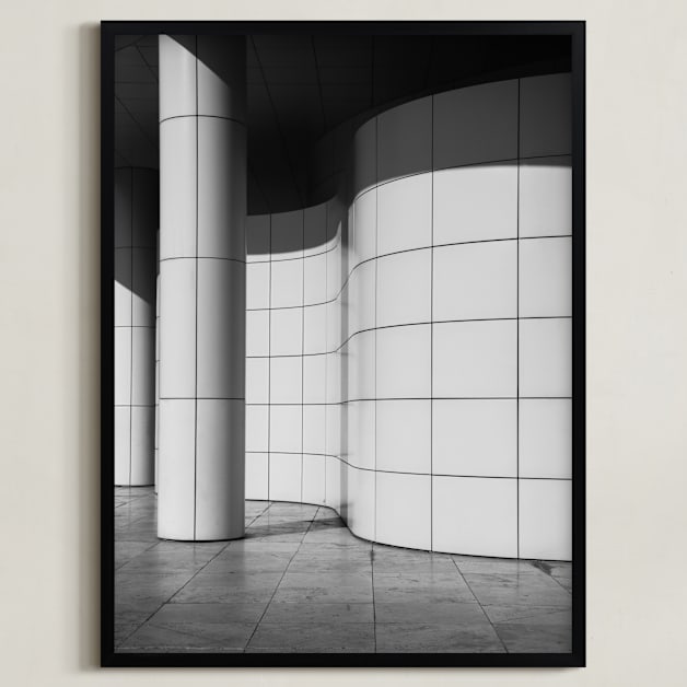 "Curves and Squares 2" - Limited Edition Art Print by lulu and isabelle in beautiful frame options and a variety of sizes.