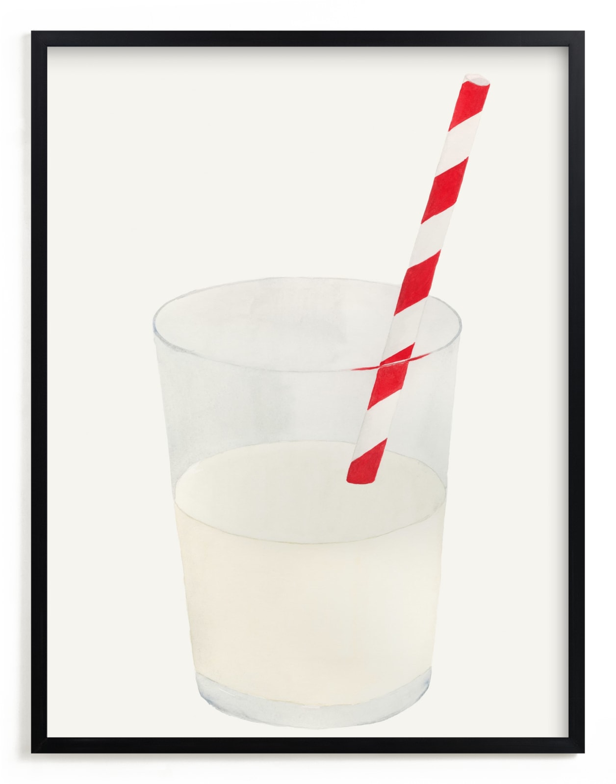 "Whole Milk" - Limited Edition Art Print by Monica Loos in beautiful frame options and a variety of sizes.