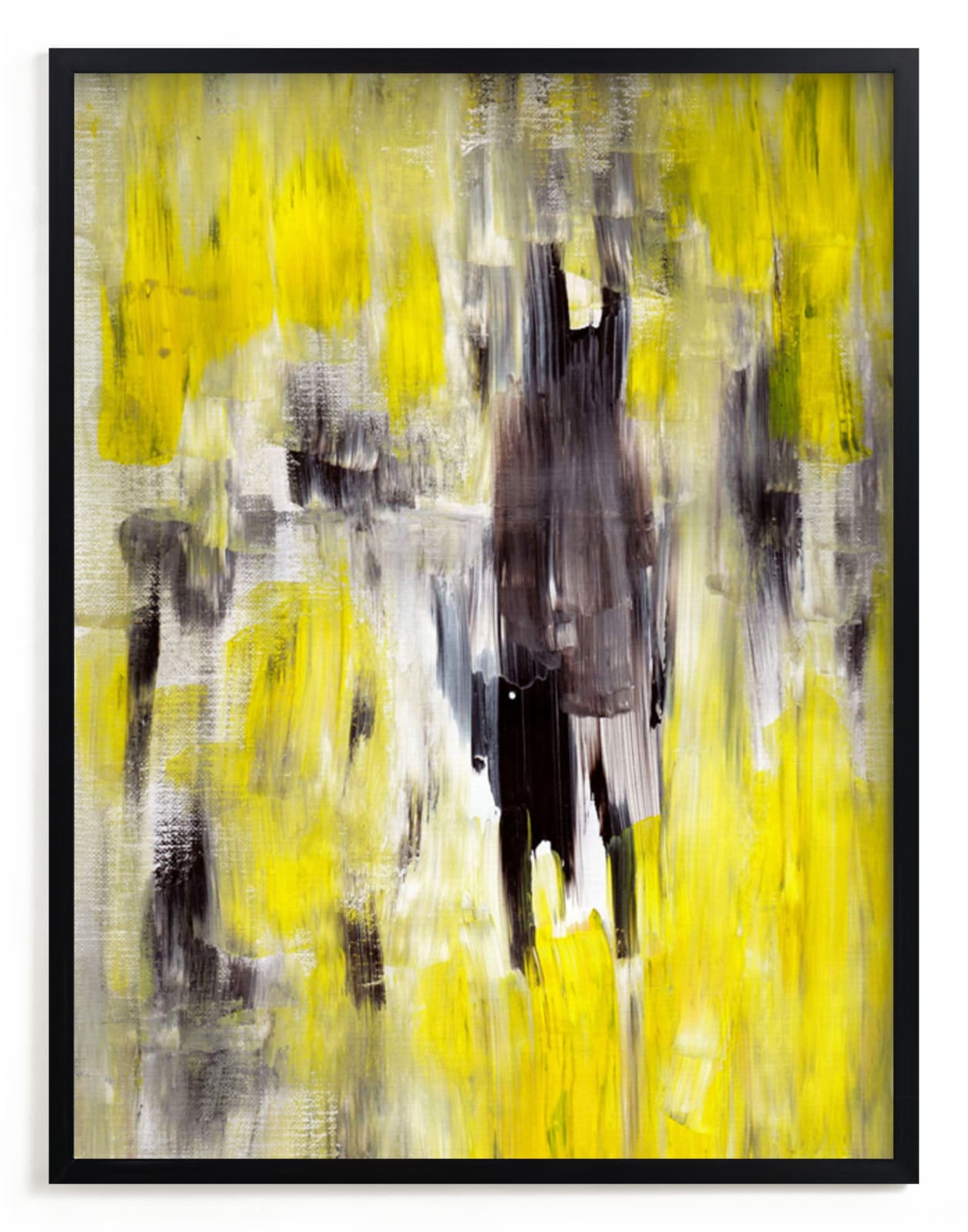 "Lemon Burst" - Art Print by Ilana Greenberg in beautiful frame options and a variety of sizes.