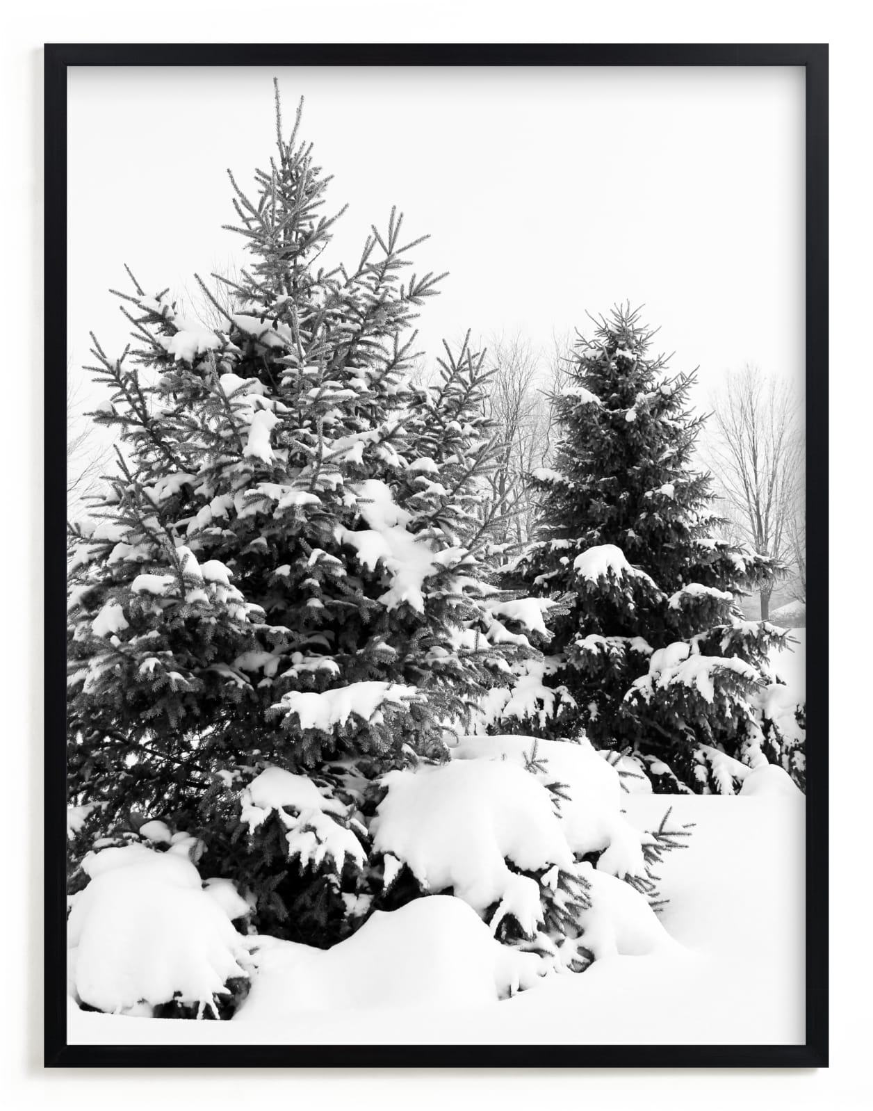 "Holiday Evergreens" by Karen Kaul in beautiful frame options and a variety of sizes.