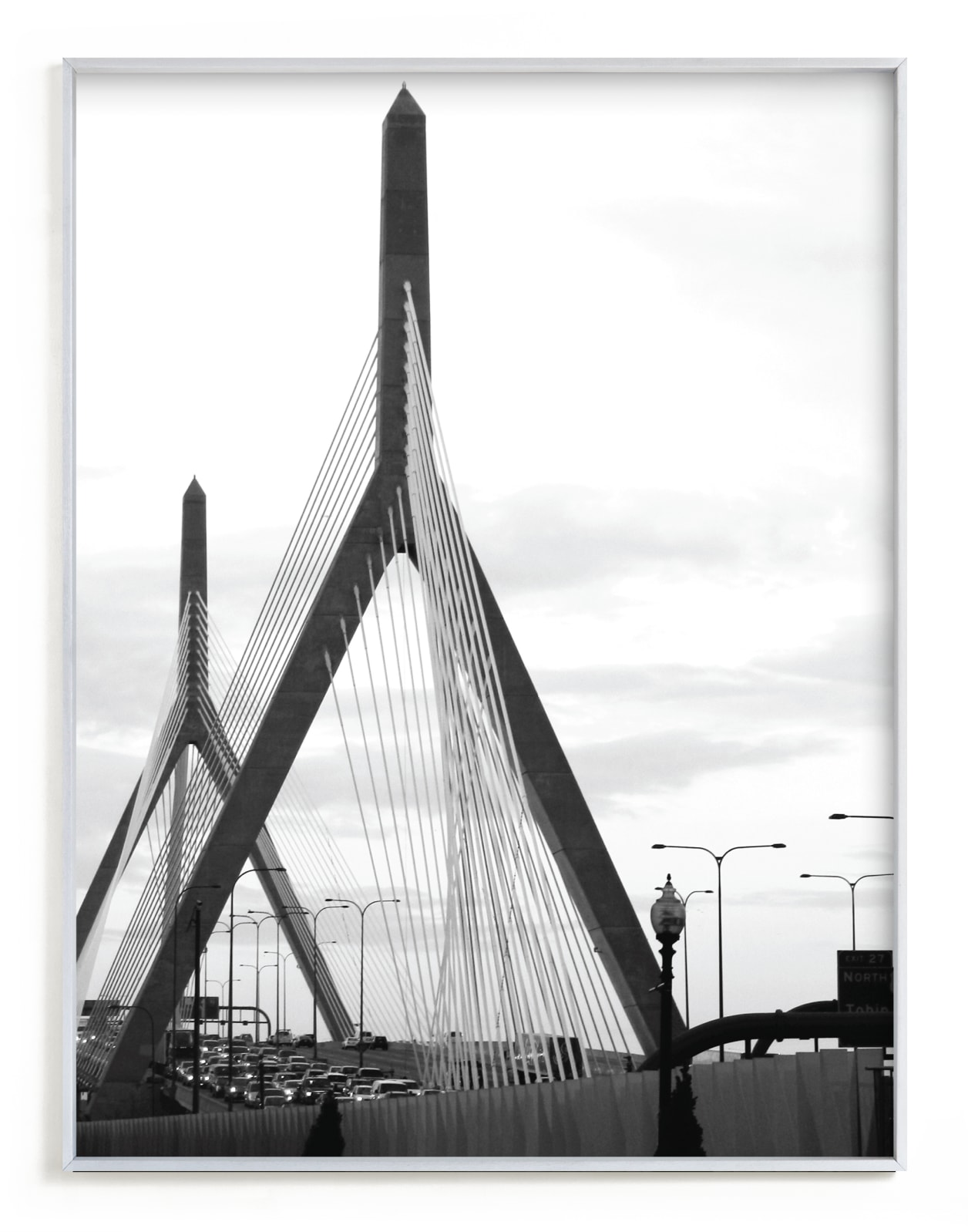 "Bridges of Boston" - Limited Edition Art Print by Kelsey McNatt in beautiful frame options and a variety of sizes.