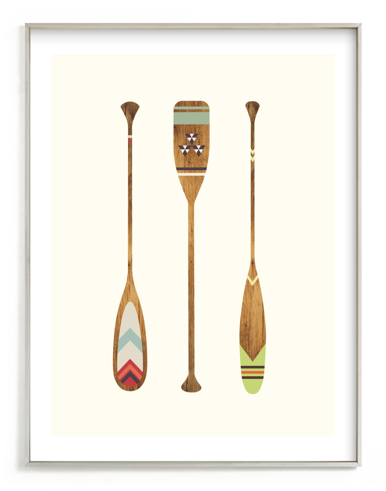 "Let's Get Paddles" - Limited Edition Art Print by SUWACHI in beautiful frame options and a variety of sizes.