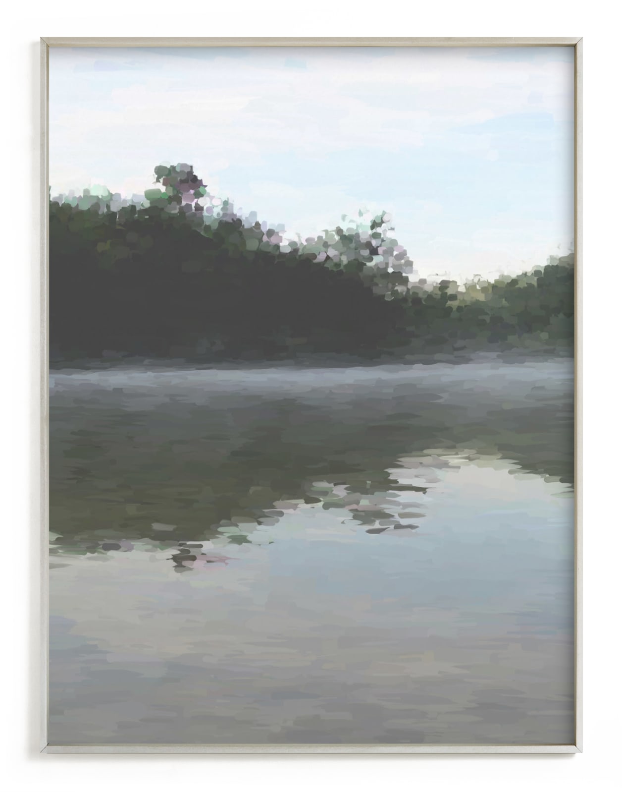 "Lake Parker" - Art Print by Amy Hall in beautiful frame options and a variety of sizes.