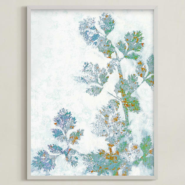 "Rustic Herbs" - Art Print in Herbal by Courtney Crane - Framed