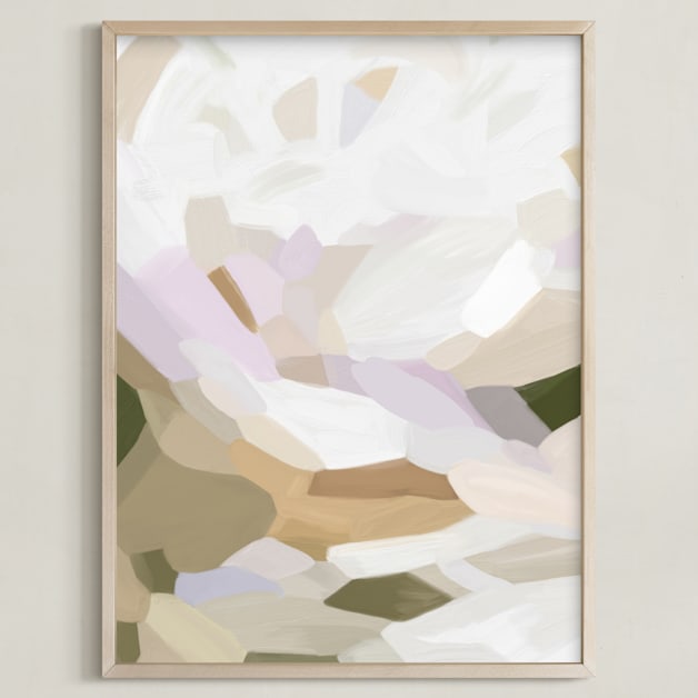 "Summer Love I" - Art Print in Fawn by Melanie Severin - Framed