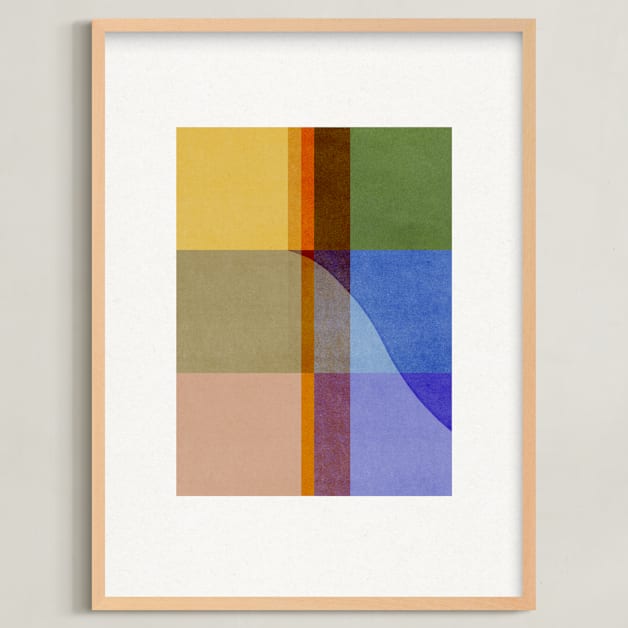 "thread I" - Art Print in Curve by Sumak Studio - Framed