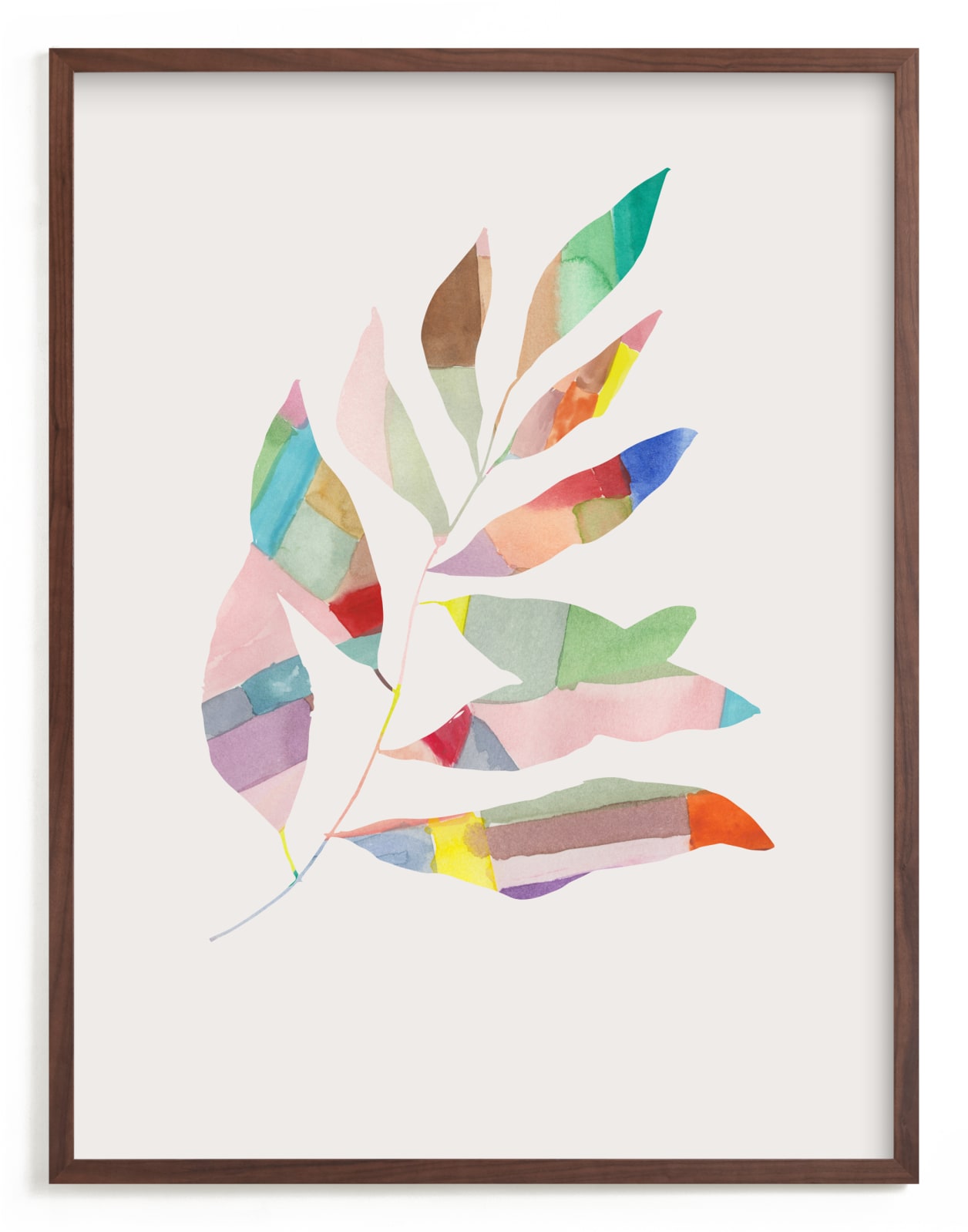 "Feuille" - Limited Edition Art Print by Creo Study in beautiful frame options and a variety of sizes.