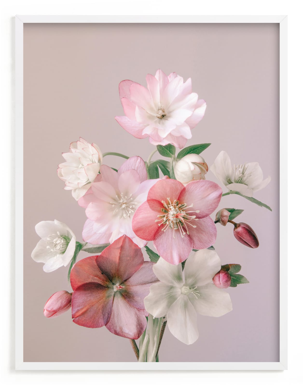 Shop Odet 30" X 40" MATTED WHITE WOOD FRAME from Minted on Openhaus