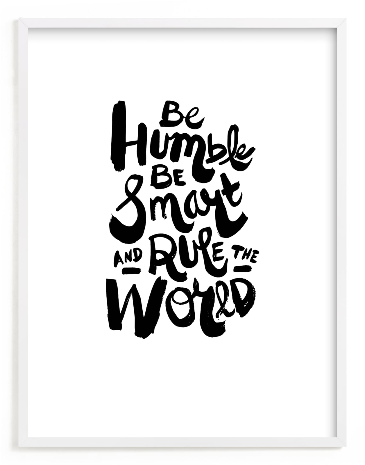 "Humble World" - Limited Edition Art Print by Heather Francisco in beautiful frame options and a variety of sizes.