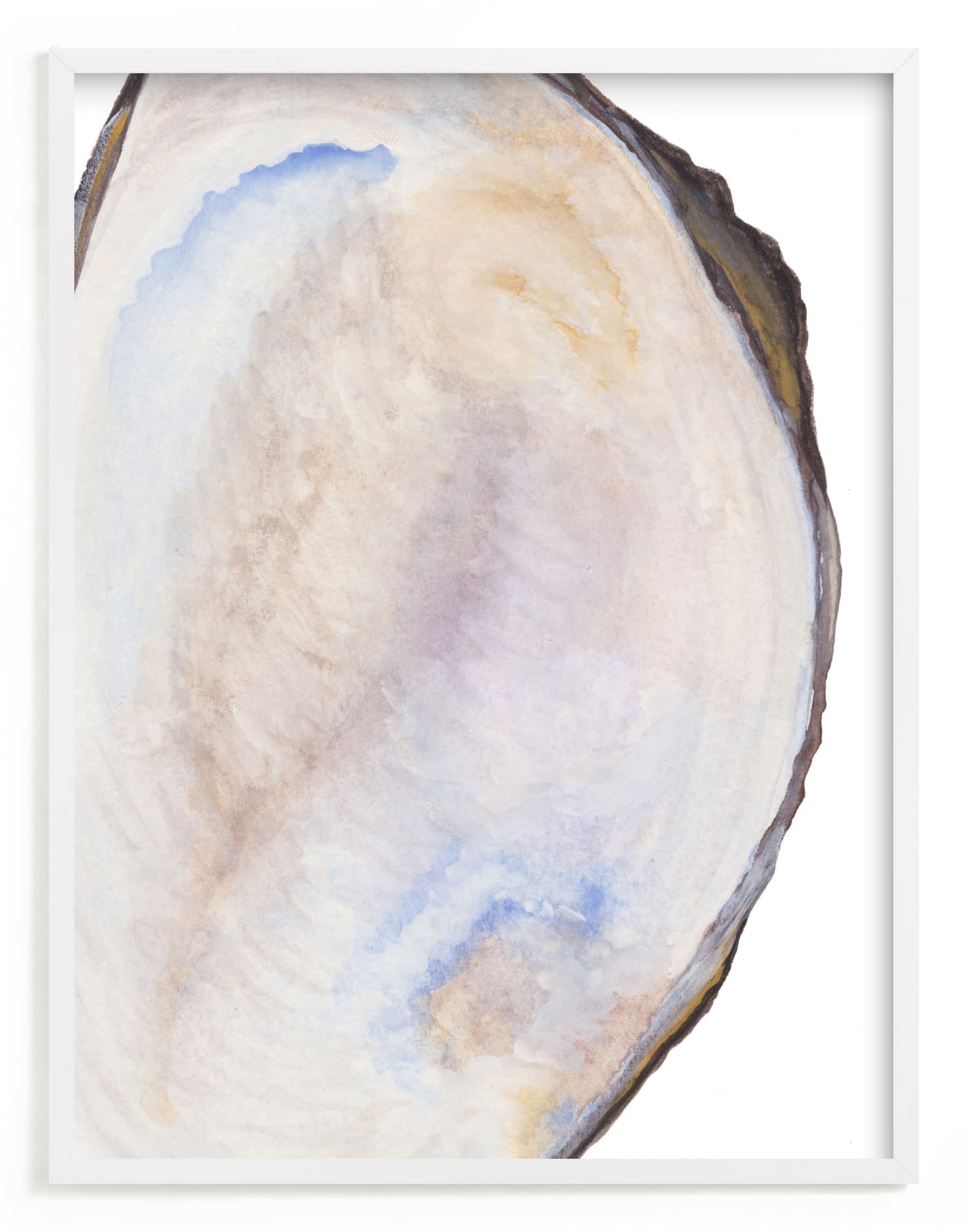 "The Half Shell" - Limited Edition Art Print by Kaydi Bishop in beautiful frame options and a variety of sizes.